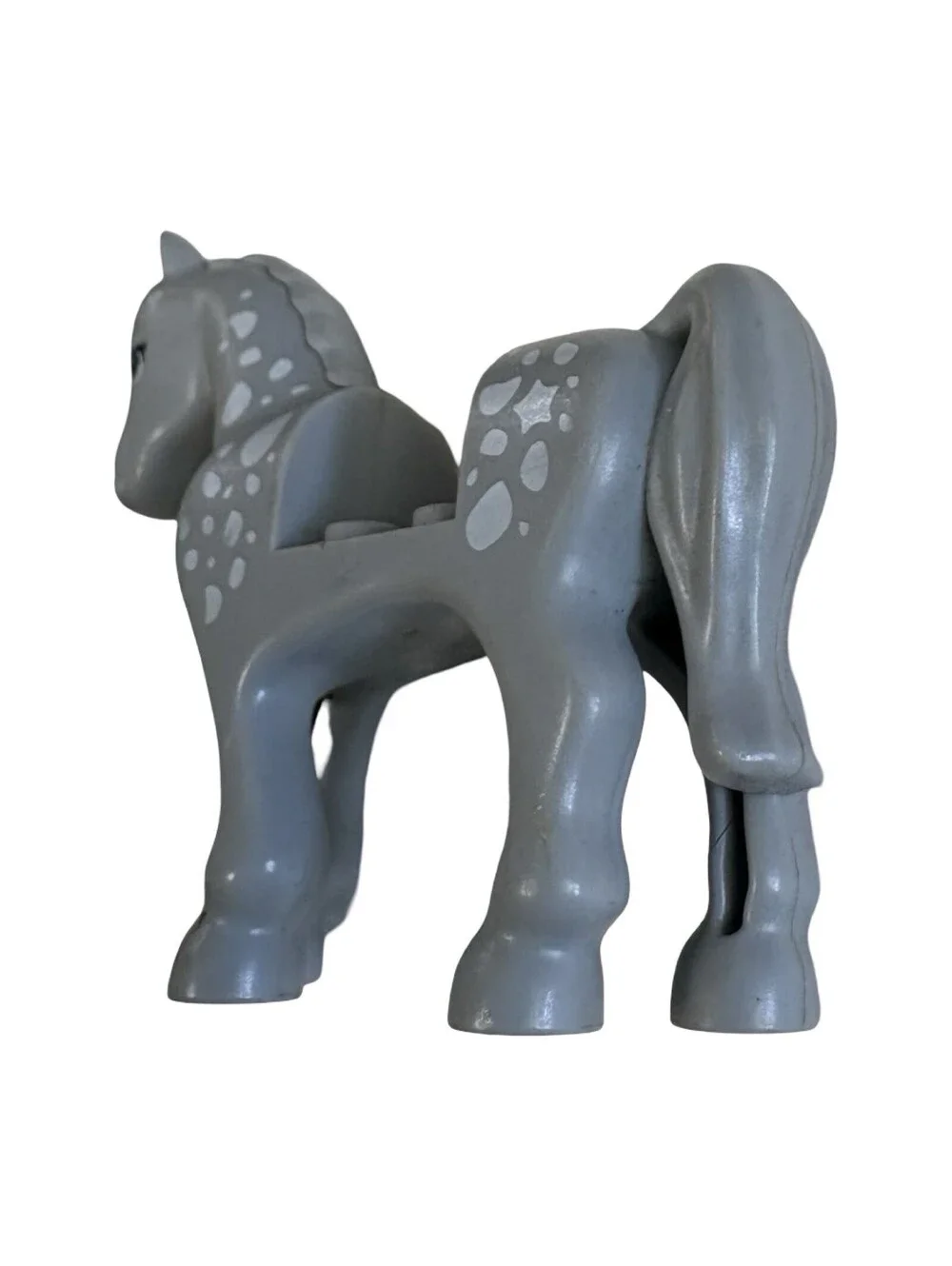 Lego Friends Horse Light Bluish Gray w/ White Spots 41125 Horse Vet Trailer